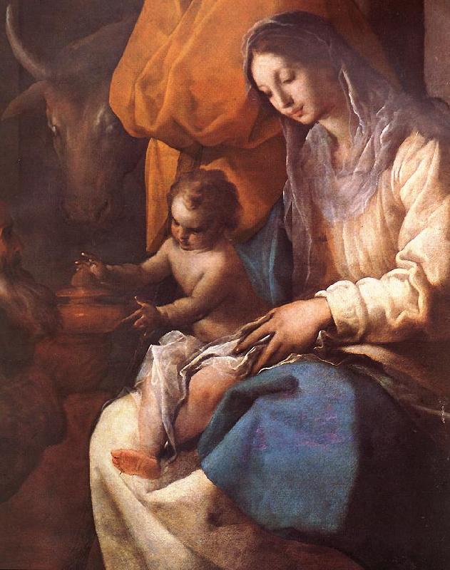 CAJES, Eugenio The Adoration of the Magi (detail) fd Sweden oil painting art